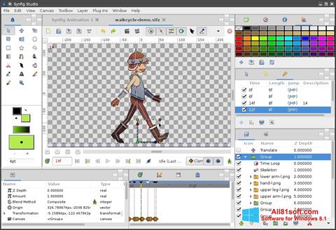 Capture d'écran Synfig Studio pour Windows 8.1