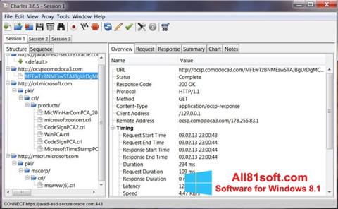 Capture d'écran Charles pour Windows 8.1