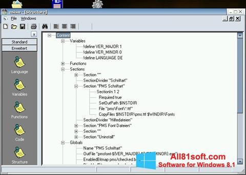 Capture d'écran NSIS pour Windows 8.1