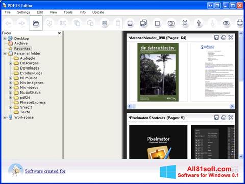 Capture d'écran PDF24 Creator pour Windows 8.1