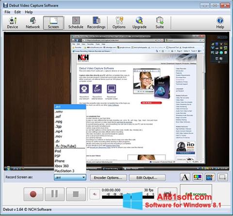 Capture d'écran Debut Video Capture pour Windows 8.1