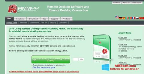 Capture d'écran Ammyy Admin pour Windows 8.1