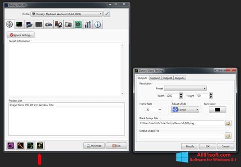 Capture d'écran Dxtory pour Windows 8.1