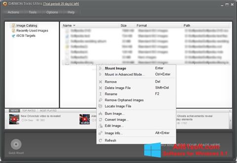 Capture d'écran DAEMON Tools Ultra pour Windows 8.1