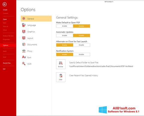 Capture d'écran PDF Architect pour Windows 8.1