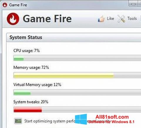 Capture d'écran Game Fire pour Windows 8.1