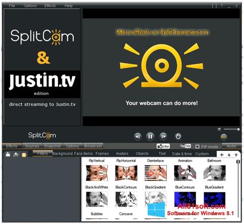 Capture d'écran SplitCam pour Windows 8.1