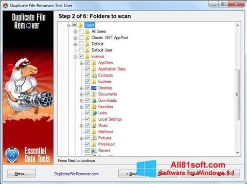 Capture d'écran Duplicate File Remover pour Windows 8.1
