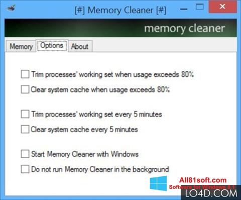 Capture d'écran Memory Cleaner pour Windows 8.1