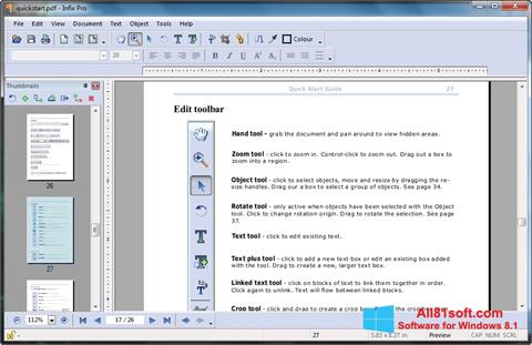 Capture d'écran Infix PDF Editor pour Windows 8.1