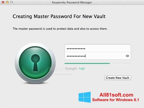 Capture d'écran Kaspersky Password Manager pour Windows 8.1
