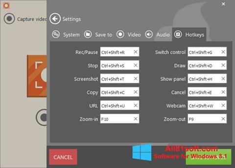 Capture d'écran Icecream Screen Recorder pour Windows 8.1