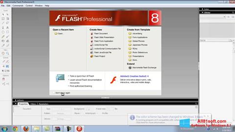 Capture d'écran Macromedia Flash Player pour Windows 8.1