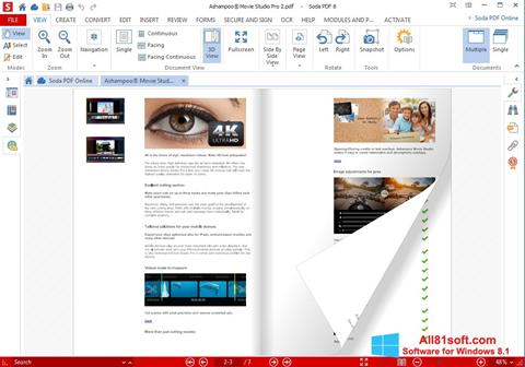 Capture d'écran Soda PDF pour Windows 8.1