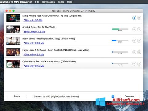 Capture d'écran Free YouTube to MP3 Converter pour Windows 8.1