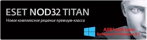 Capture d'écran ESET NOD32 Titan pour Windows 8.1