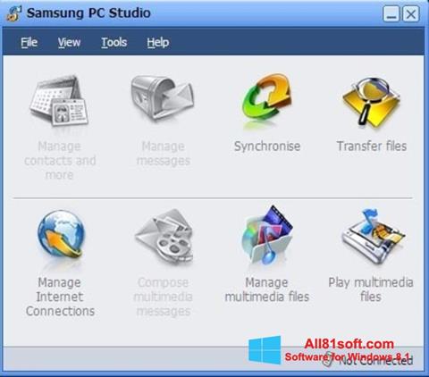 Capture d'écran Samsung PC Studio pour Windows 8.1