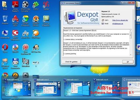 Capture d'écran Dexpot pour Windows 8.1