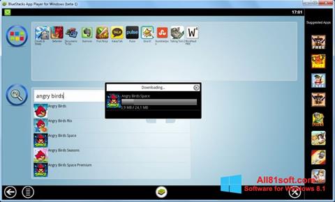 Capture d'écran BlueStacks pour Windows 8.1