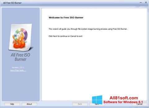 Capture d'écran ISO Burner pour Windows 8.1
