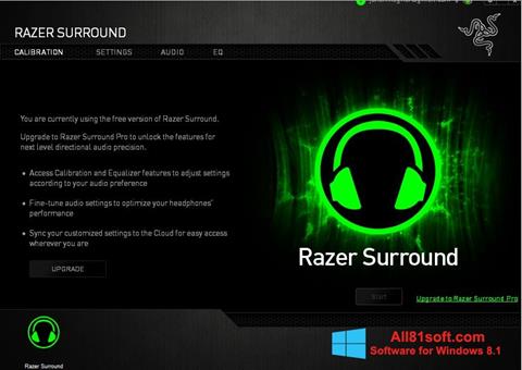 Capture d'écran Razer Surround pour Windows 8.1