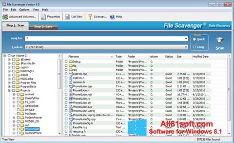 Capture d'écran File Scavenger pour Windows 8.1