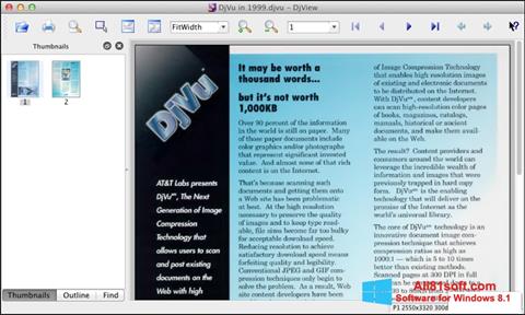 Capture d'écran DjView pour Windows 8.1