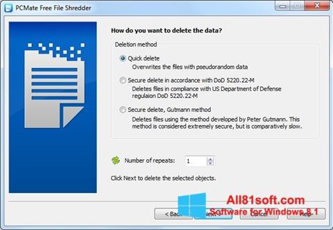 Capture d'écran File Shredder pour Windows 8.1
