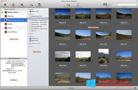 Capture d'écran iPhoto pour Windows 8.1