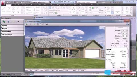 Capture d'écran AutoCAD pour Windows 8.1