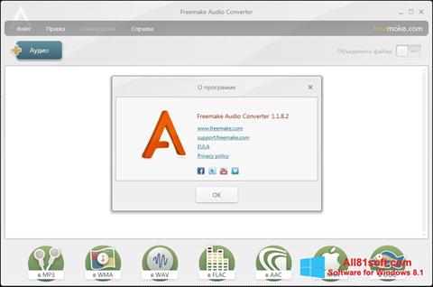 Capture d'écran Freemake Audio Converter pour Windows 8.1