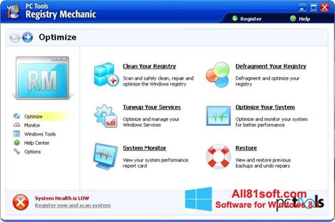 Capture d'écran Registry Mechanic pour Windows 8.1