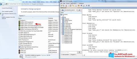 Capture d'écran Scilab pour Windows 8.1