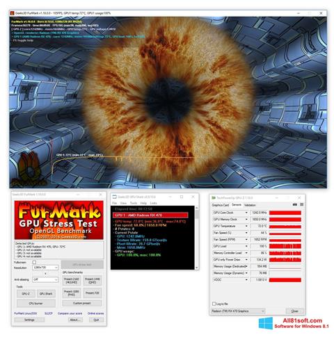 Capture d'écran FurMark pour Windows 8.1