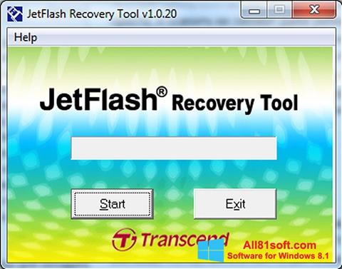 Capture d'écran JetFlash Recovery Tool pour Windows 8.1