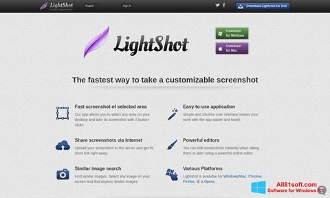 Capture d'écran LightShot pour Windows 8.1