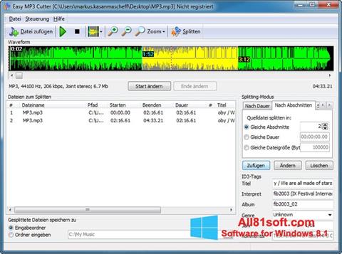 Capture d'écran MP3 Cutter pour Windows 8.1