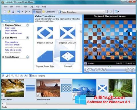 Capture d'écran Windows Movie Maker pour Windows 8.1