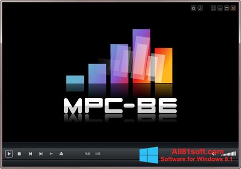 Capture d'écran MPC-BE pour Windows 8.1