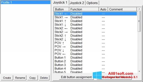 Capture d'écran JoyToKey pour Windows 8.1