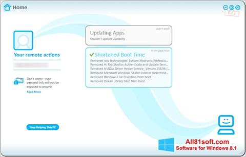 Capture d'écran Soluto pour Windows 8.1