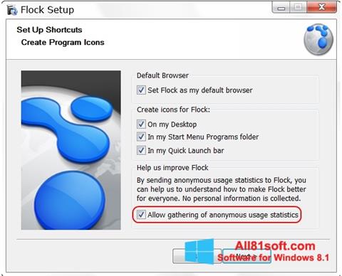 Capture d'écran Flock pour Windows 8.1