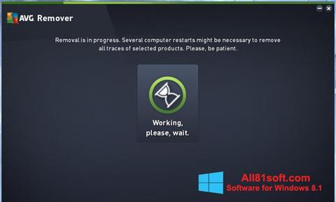 Capture d'écran AVG Remover pour Windows 8.1