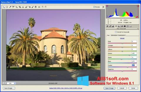 Capture d'écran Adobe Camera Raw pour Windows 8.1