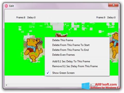 Capture d'écran GifCam pour Windows 8.1