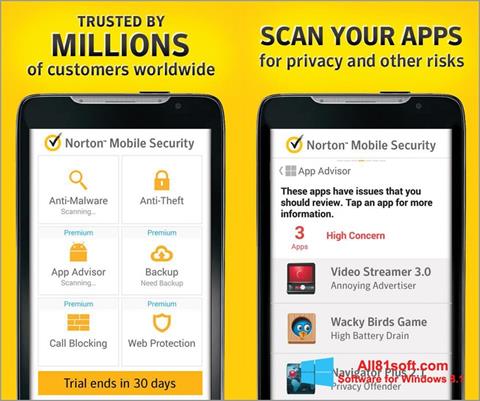 Capture d'écran Norton Mobile Security pour Windows 8.1
