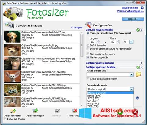 Capture d'écran Fotosizer pour Windows 8.1
