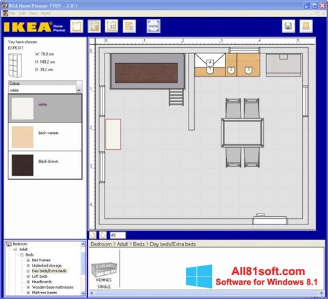 Capture d'écran IKEA Home Planner pour Windows 8.1