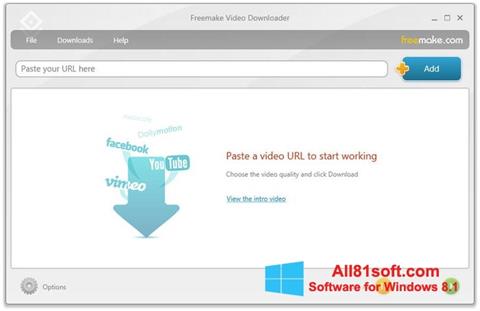 Capture d'écran Freemake Video Downloader pour Windows 8.1