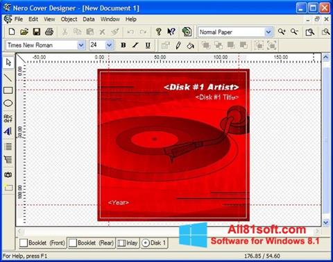 Capture d'écran Nero Cover Designer pour Windows 8.1